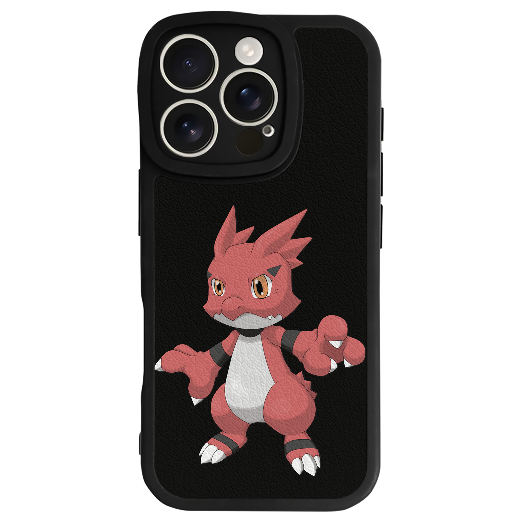 （画像用） Digimon デジタルモンスター/デジモン 【iPhone 16シリーズ対応】シリコンスマホケース（レザー調） 材質：シリコン